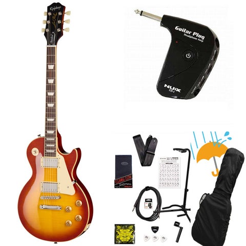 Epiphone / Inspired by Gibson Les Paul Standard 50s Figured Washed Cherry Sunburst エピフォン GP-1アンプ付属エレキギター初心者セットR
