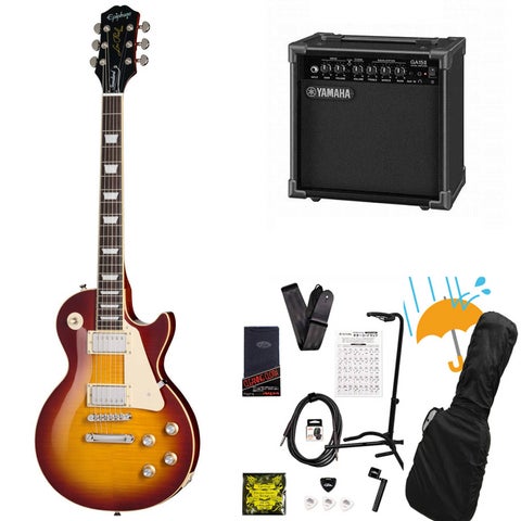 Epiphone / Inspired by Gibson Les Paul Standard 60s Figured Iced Tea Burst エピフォン YAMAHA GA15IIアンプ付属初心者セットR