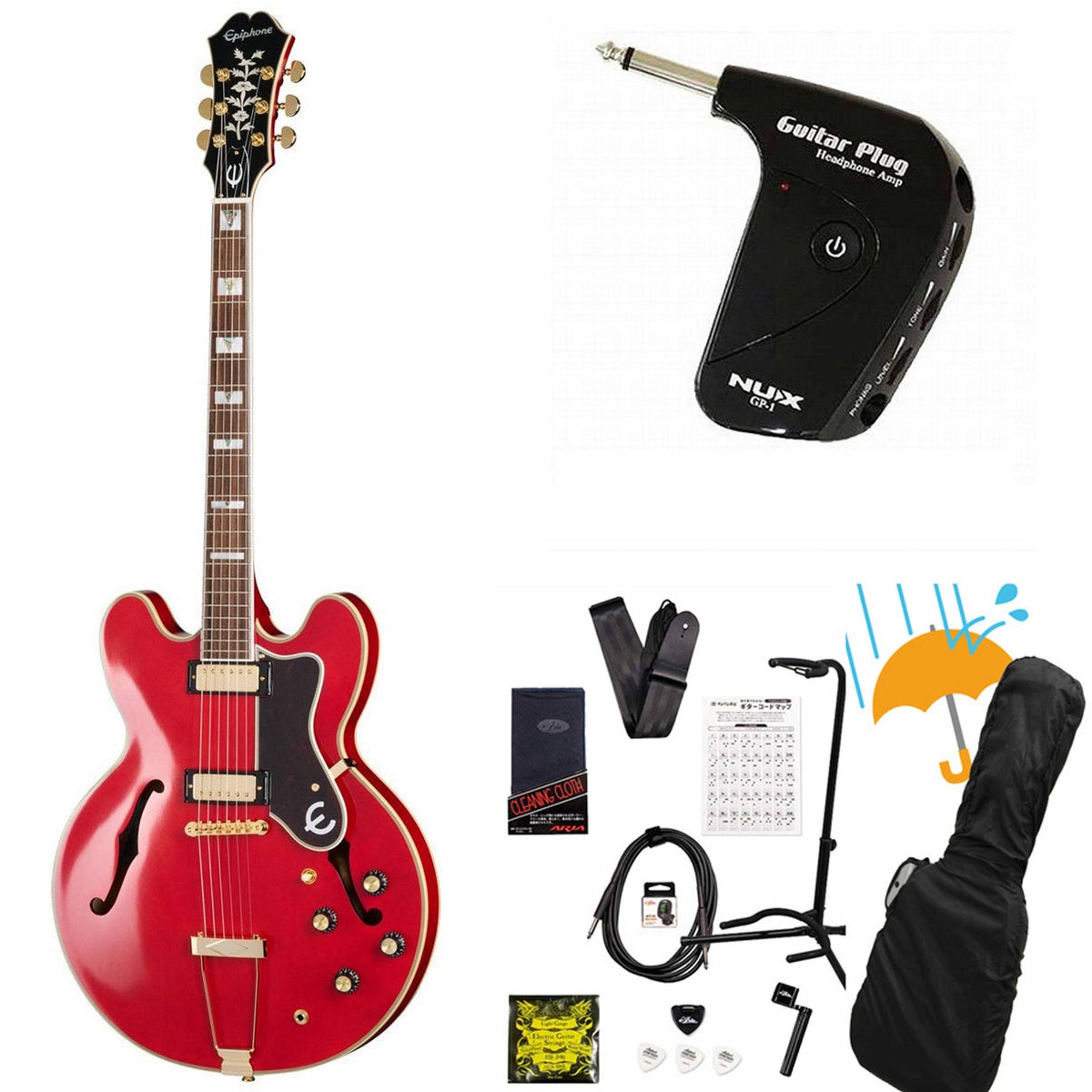 Epiphone / Masterbilt Gem Archer Sheraton Cherry Red ジェム