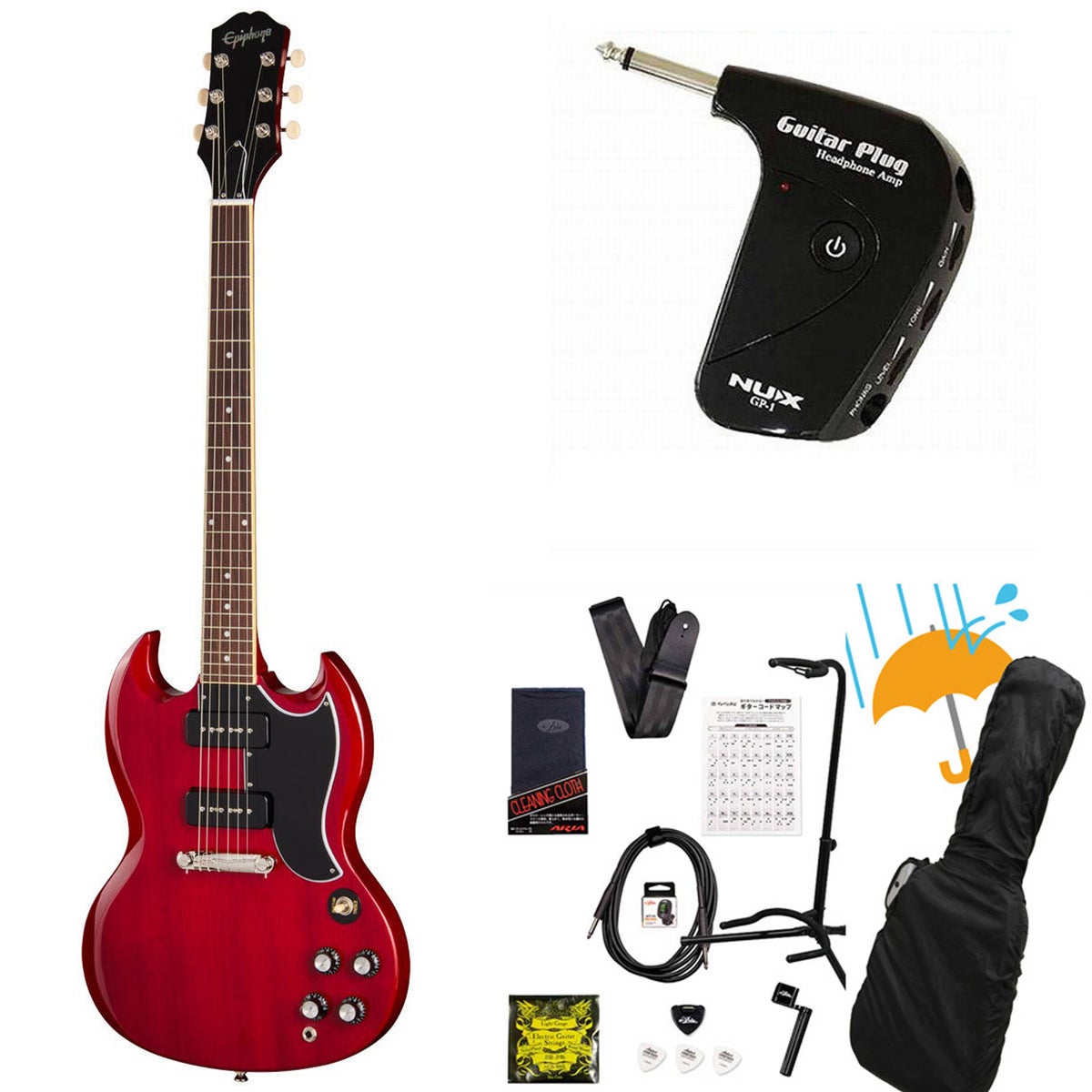 Epiphone / Inspired by Gibson SG Special P-90 Cherry Red