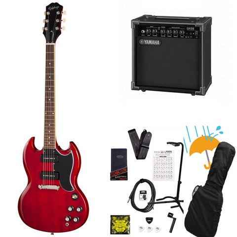 Epiphone / Inspired by Gibson SG Special P-90 Cherry Red エピフォン YAMAHA GA15IIアンプ付属初心者セットR