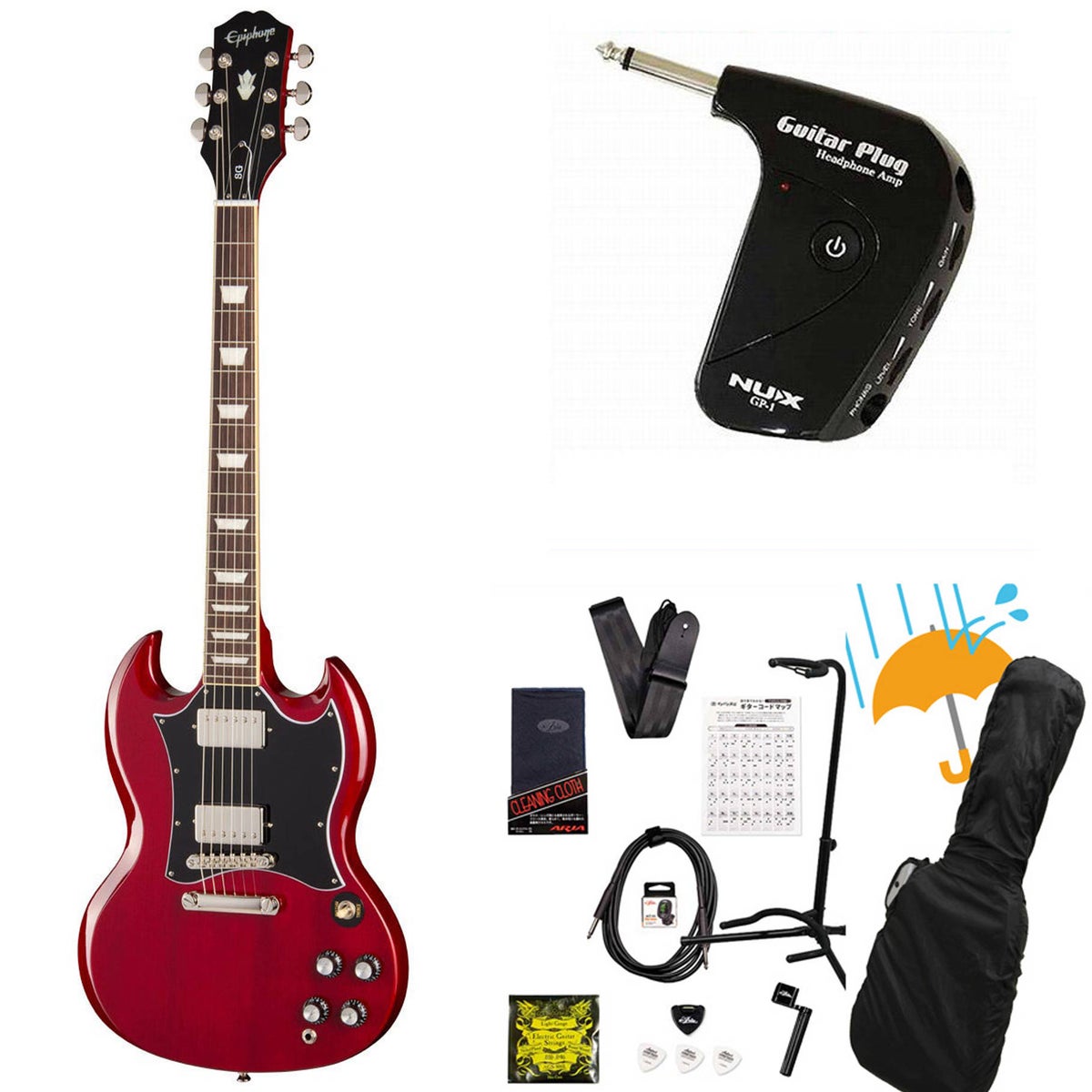 Epiphone / Inspired by Gibson SG Standard Cherry エピフォン GP-1