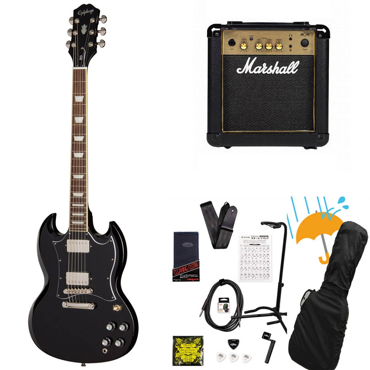 札幌　ギターアンプセット　エピフォン　SG【受付終了】 Epiphone / Inspired by Gibson SG Standard Cherry エピフォン PG-10