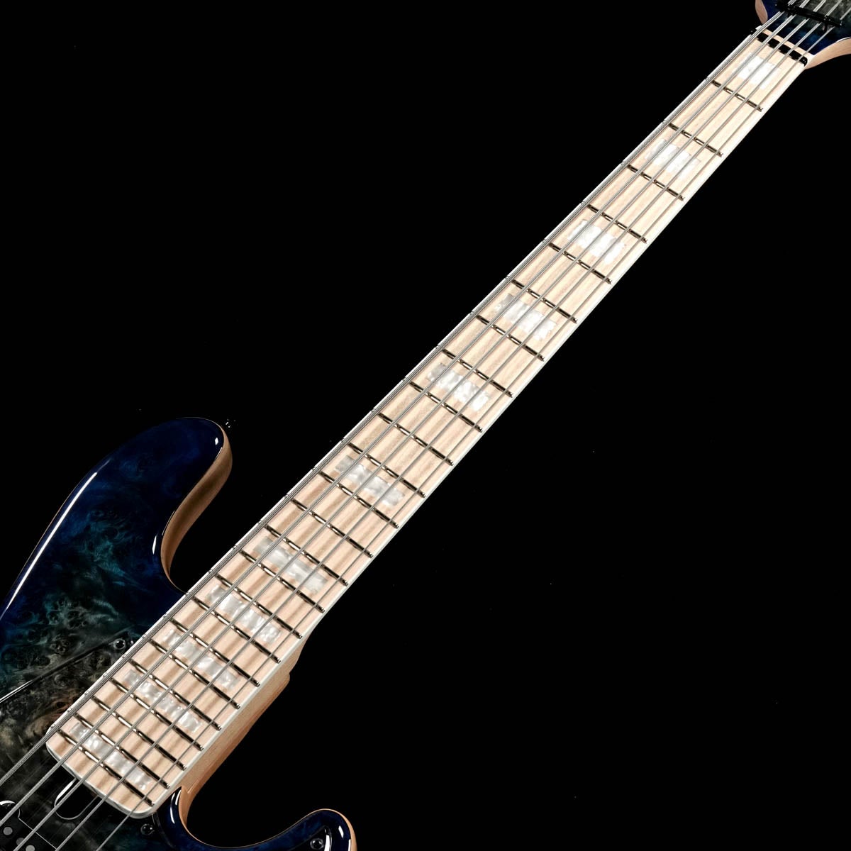 Mayones / Jabba Custom EP 5st Trans Jeans Black 3Tone Blue Burst