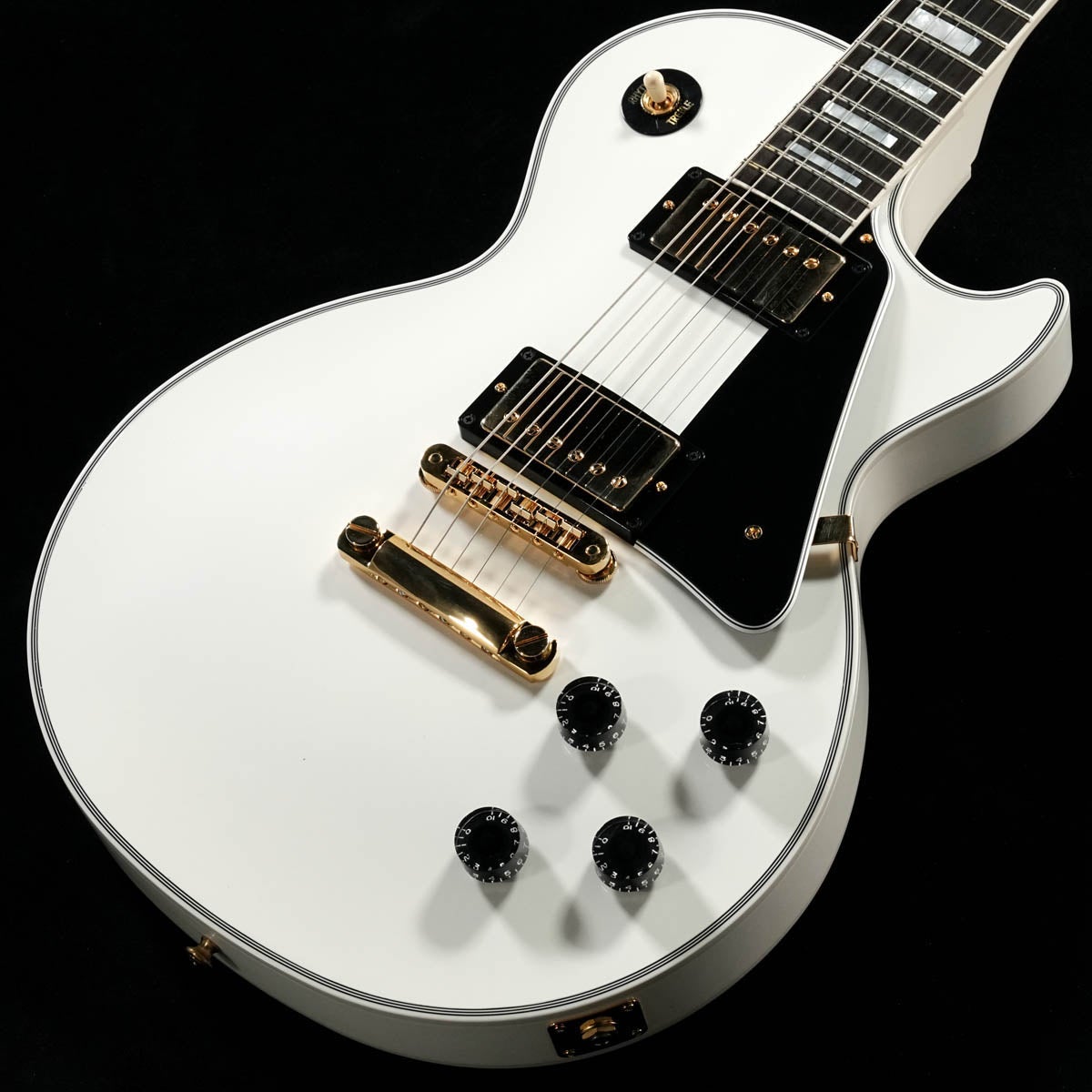 G.W最終セール！！レスポールカスタムモデルWhite Gibson Custom / Historic Collection Les Paul Custom Gloss Alpine