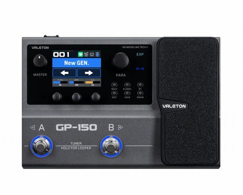 Valeton / GP-150 マルチエフェクトプロセッサー ［充電式バッテリー