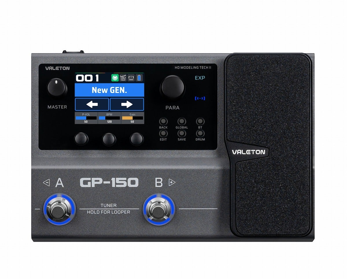 Valeton / GP-150 マルチエフェクトプロセッサー ［充電式バッテリー