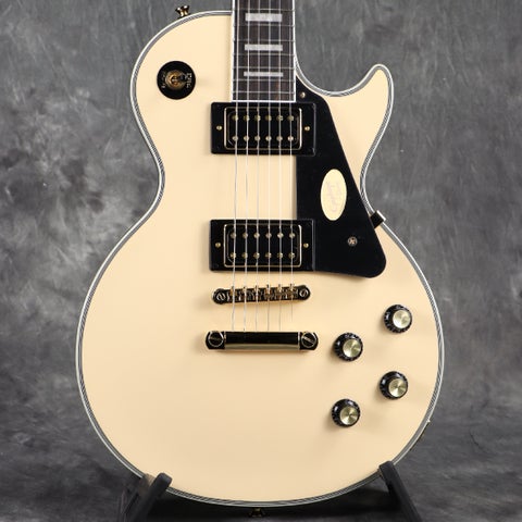 Epiphone / Inspired by Gibson Les Paul Custom Black Back  Antique Ivory エピフォン 【未展示品】[4.15kg][S/N 25101527383]