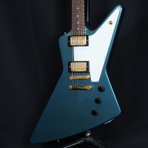 GIBSON CUSTOM / 1958 Korina Explorer White P.G VOS Antique Pelham Blue 【アウトレット特価】【傷有り特価】【お買い得】