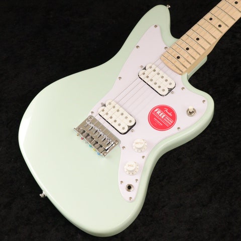 SQUIER / Mini Jazzmaster HH  Maple Fingerboard Surf Green (重量:2.54kg)【B級アウトレット】 【御茶ノ水本店】