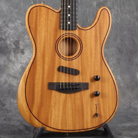 Fender / American Acoustasonic Telecaster All-Mahogany Ebony Fingerboard Natural フェンダー【2.23kg】[S/N US253146A]