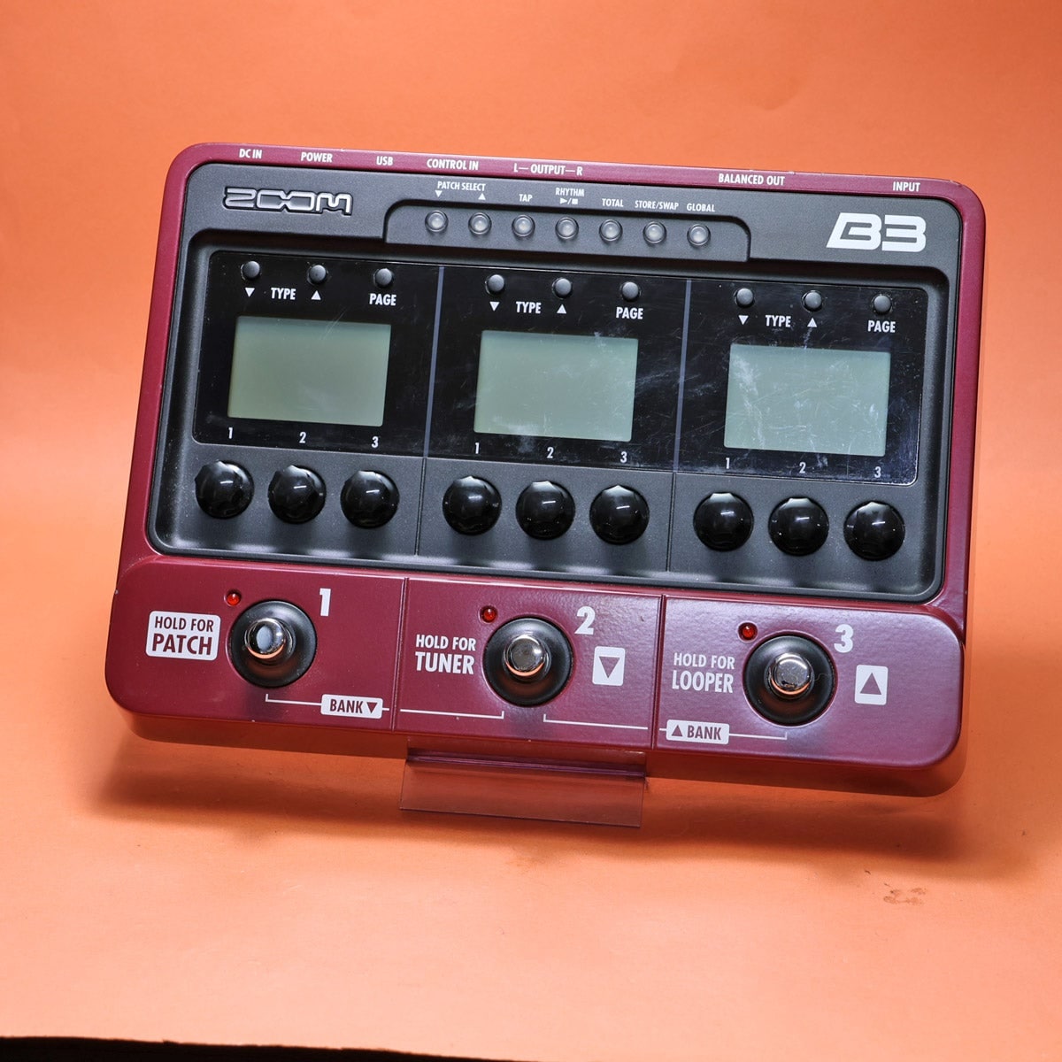 中古】ZOOM / B3 Bass Effects & Amp Simulator 【福岡店】 | マルチ