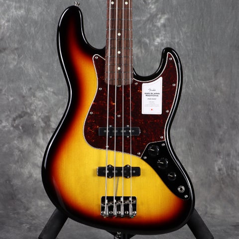 Fender / Made in Japan Traditional 60s Jazz Bass Rosewood Fingerboard 3-Color Sunburst【3.99kg】[S/N JD25034036]