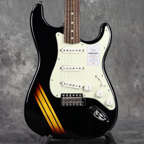 《WEBSHOPクリアランスセール》Fender / Made in Japan Traditional 2025 Collection 60s Stratocaster Competition Black / 3CS【3.43kg】[S/N JD25004302]