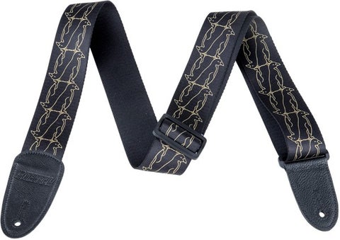 Gretsch / STRAP GRETSCH DBLPENG BLK/GLD グレッチ ストラップ ペンギン