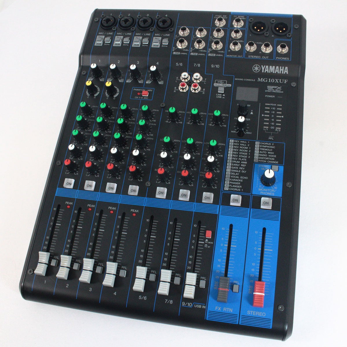 YAMAHA MG10XUF アナログミキサー YAMAHA MG10XUF｜USBインターフェース搭載10chアナログミキサー
