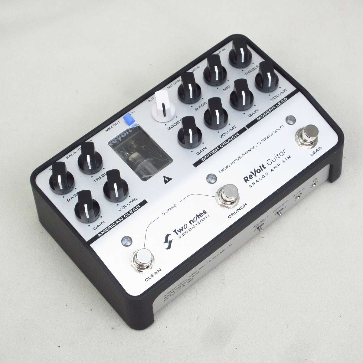 Two notes ReVolt Bass アナログアンプシミュレーター TWO NOTES ReVolt Bass ベース・アナログ・アンプ・シミュレーター