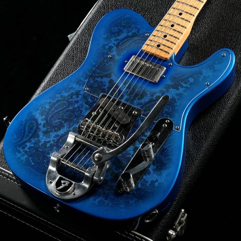【中古】Fender Custom Shop / Master Built Blue Paisley Telecaster Bigsby Closet Classic by Dennis Galuszka 2015 【渋谷店】
