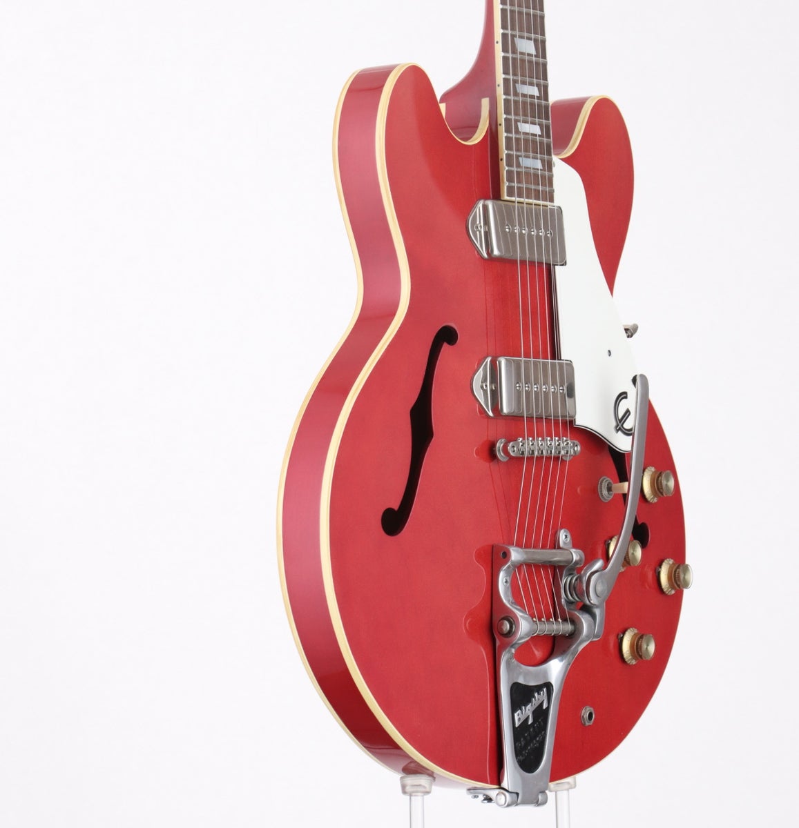 羊*様 Epiphone Casino Bigsby ハードケース付き美品 送料 中古】EPIPHONE / Casino Orange Label Bigsby Cherry 【福岡店