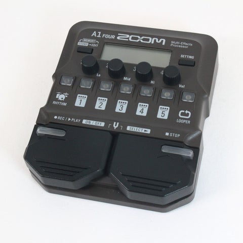 配信機器・PA機器・レコーディング機器 A1 FOUR Multi-Effects Processor マルチエフェクター】-ZOOM-アコースティック楽器全般に幅広く対応した