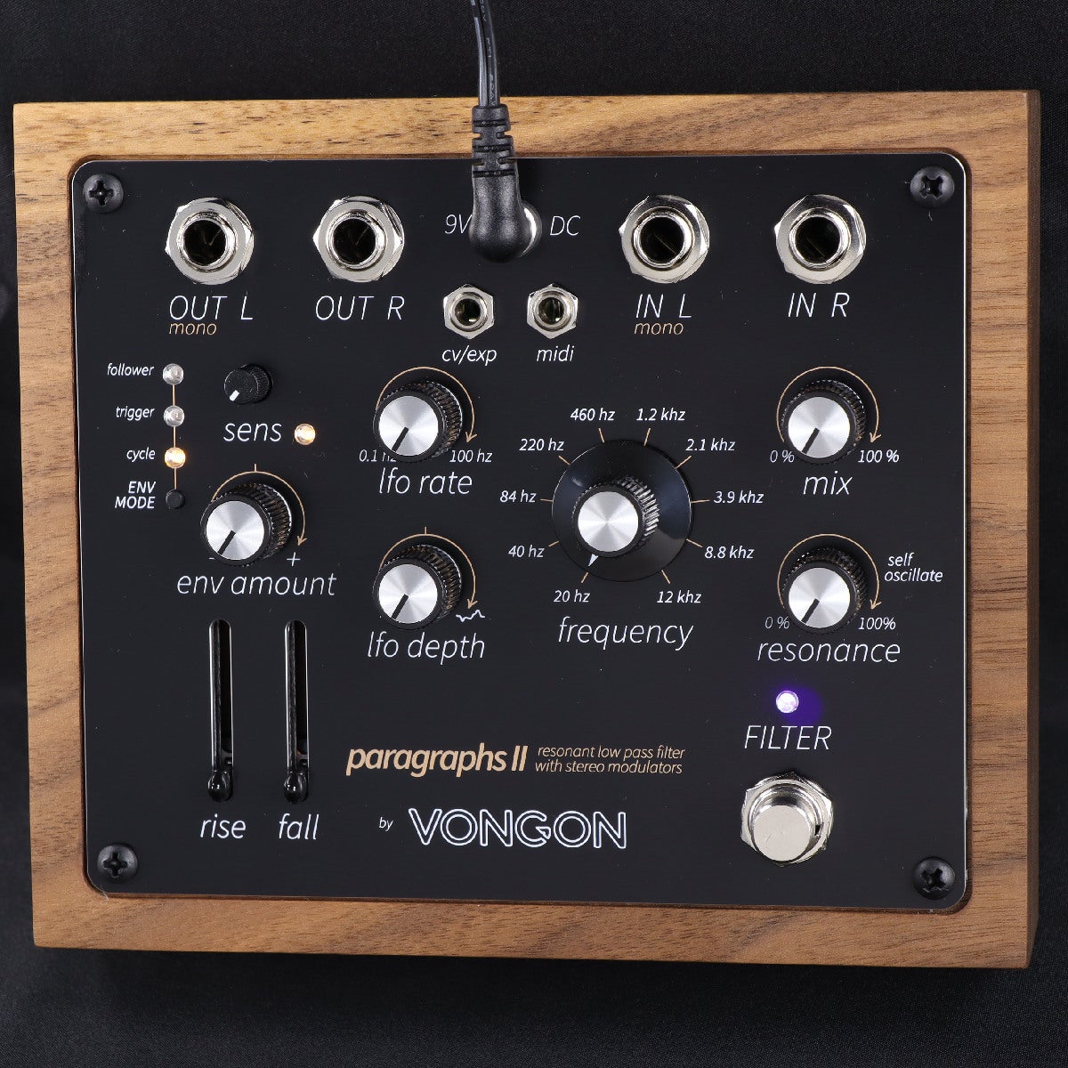 VONGON / Paragraphs II Resonant Low Pass Filter with Stereo