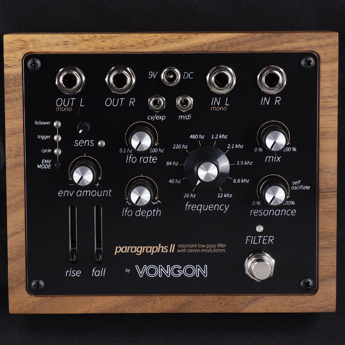 VONGON / Paragraphs II Resonant Low Pass Filter with Stereo