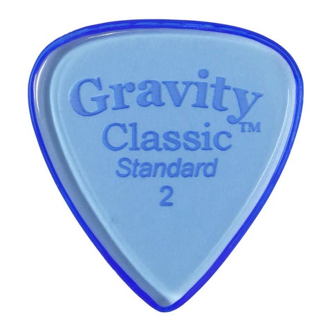 Gravity Guitar Picks / GCLS2P Classic Standard [2.0mm, Blue]ギター