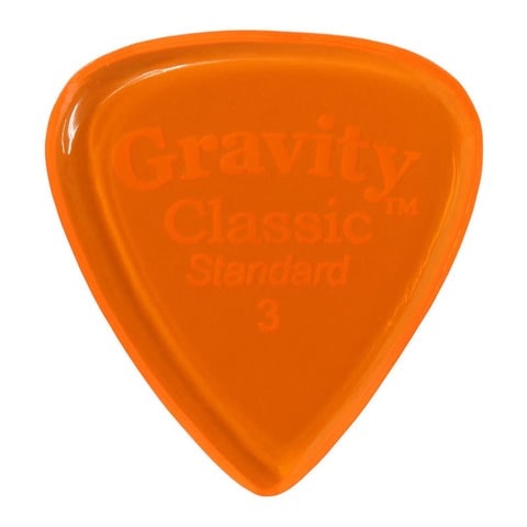 Gravity Guitar Picks / GCLS3P Classic Standard [3.0mm, Orange