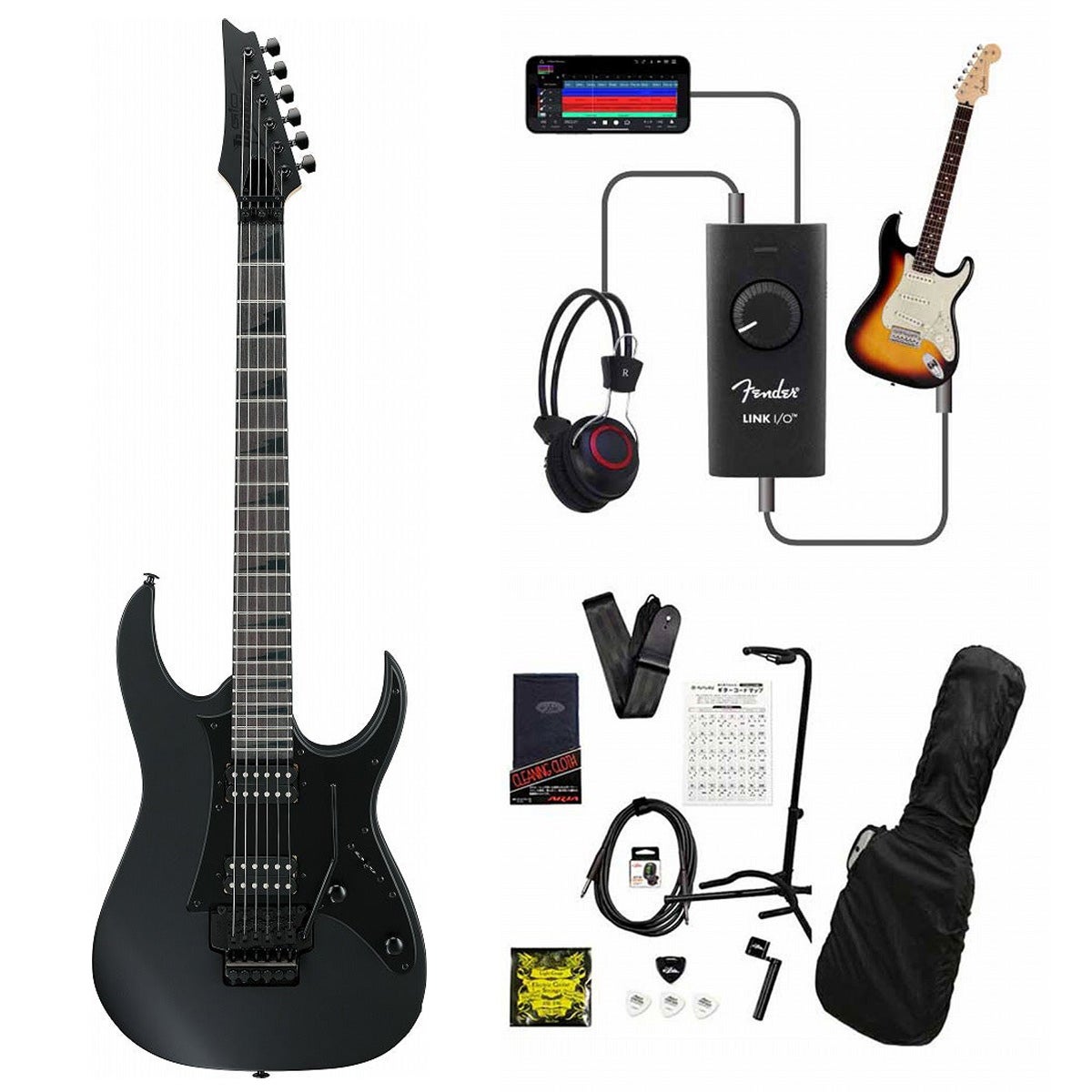 Ibanez / GRGR330EX-BKF(Black Flat) 【イシバシ楽器独占販売モデル