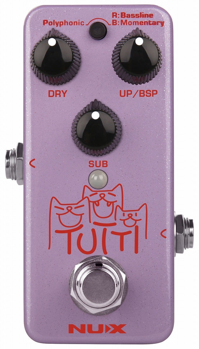 新製品】 NUX / TUTTI トゥッティ NPO-2 Polyphonic Octave Pedal NU-X