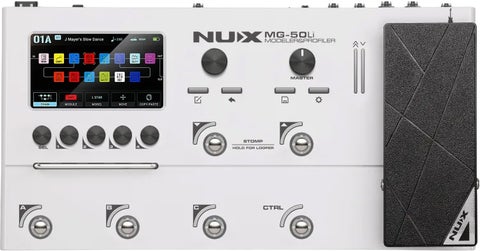 【新製品】 NUX / MG-50Li Modeler & Profiler Cloud White マルチエフェクター【国内正規品】《予約注文/2026年5月初旬?中旬頃入荷予定》