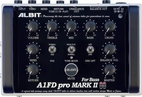在庫有り》【新製品】[ベース用プリアンプ] ALBIT / A1FD pro MARK II