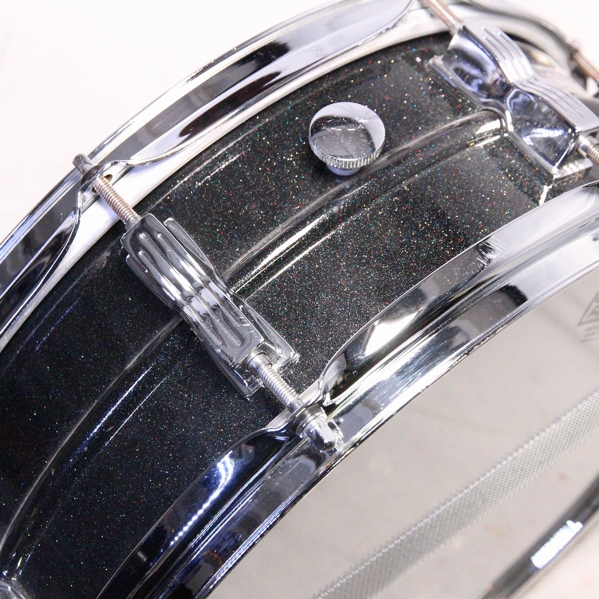 中古】LUDWIG / LM404 Acrolite 14x5 Black Galaxy アクロライト