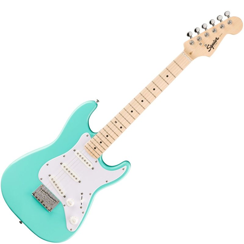 Squier by Fender / Mini Stratocaster Maple Fingerboard White