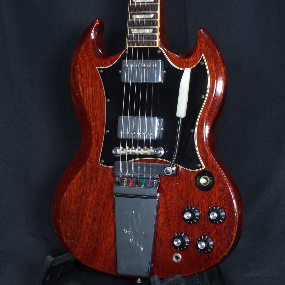 中古】GIBSON / 1968年製 SG Standard w/Maestro Long Vibrola Cherry