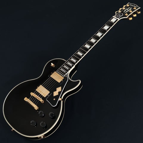《特典付き》 Epiphone / Inspired by Gibson Custom Les Paul Custom Ebony w/Gibson 490R/498T [3.89kg]【S/N 25051521870】【池袋店】