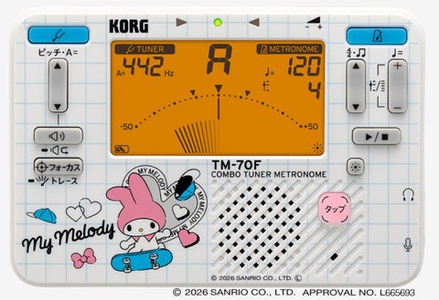 KORG / TM-70C SMM サンリオコラボ マイメロディー Tuner Metronome