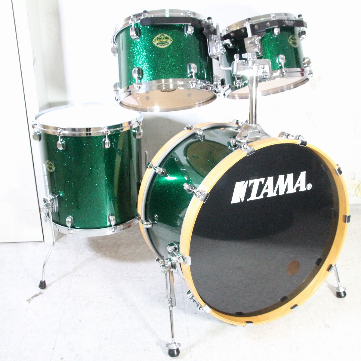 中古】TAMA / StarClassic Maple 4pcs #GREEN SPARKLE 24/12/13/16