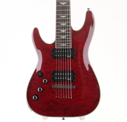 【中古】SCHECTER / AD-OM-EXT-7 Left Hand / Diamond Series Omen Extreme-7  Black Cherry 【御茶ノ水本店】