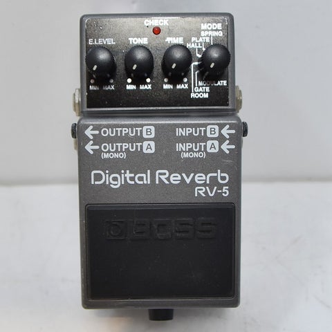 BOSS デジタルリバーブ RV-5 最終値下げ RV-5 Digital Reverb（デジタルリバーブ） │ BOSSマニア共和国