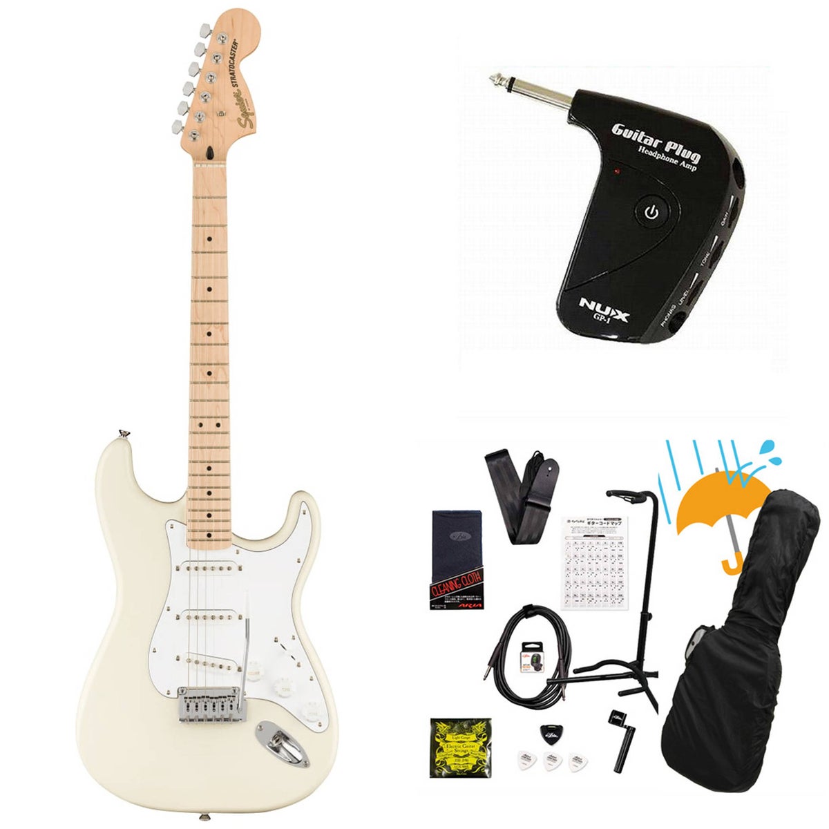 Squier by Fender / Affinity Series Stratocaster Maple Fingerboard