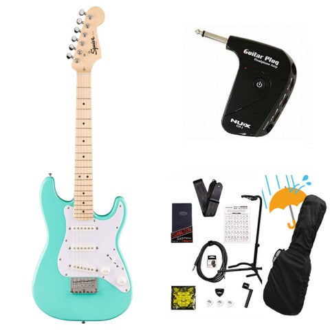 Squier by Fender / Mini Stratocaster Maple Fingerboard White