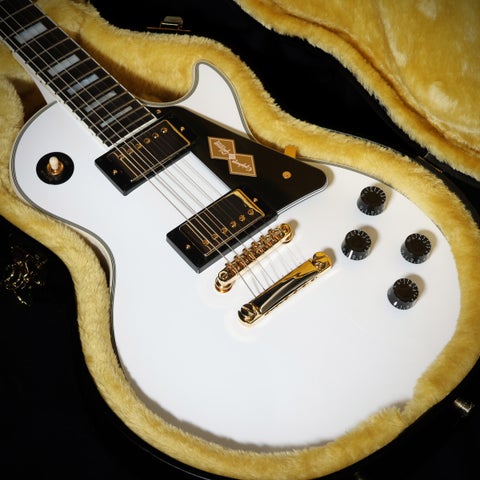 ◆Epiphone Les Paul Custom white EEシリアル◆ Inspired By Gibson Custom Les Paul Custom Alpine White Epiphone