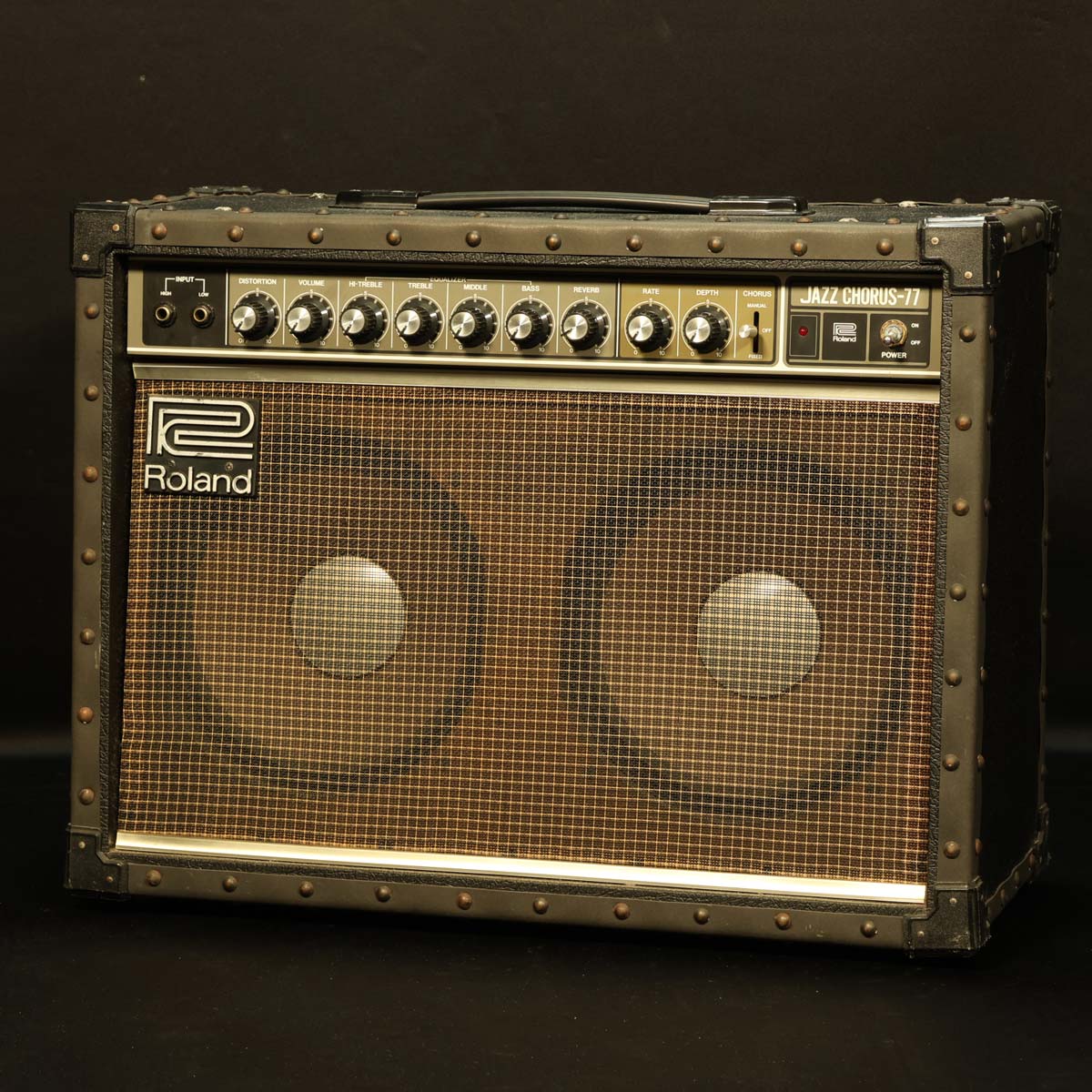 ギターアンプ　ローランド　JC-77 ROLAND JC-77 JAZZ CHORUS 77 GUITAR AMPLIFIER 65W Fine Works Heavy