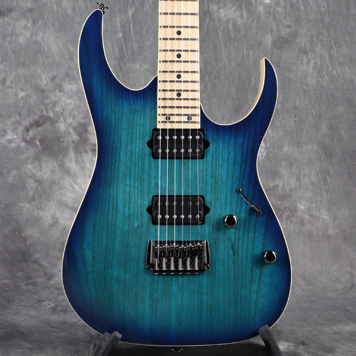 ◆大感謝祭!! NK Guiars Blue 6弦 光るネック G1G22738 Ibanez / Prestige Series RG652AHMFX-NGB (Nebula Green Burst