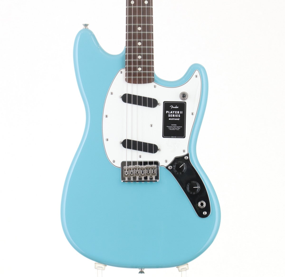 新品同様 DU特典BOX付き ノー・プッシー・フッティング イヴニング・スター 中古】Fender / Player II Mustang Rosewood Fingerboard Aquatone