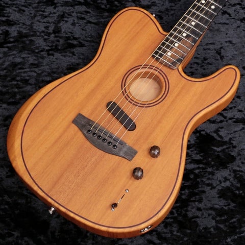 Fender / American Acoustasonic Telecaster All-Mahogany Ebony Fingerboard Natural【新宿店】
