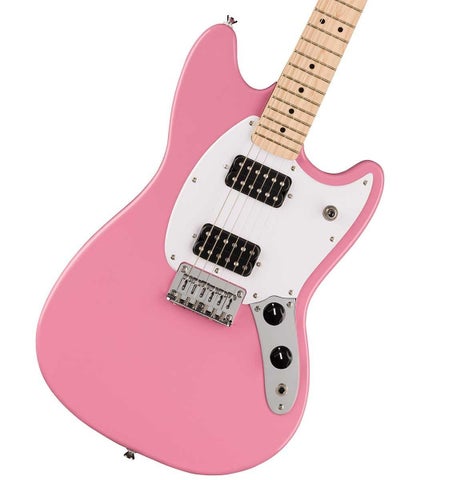 Squier by Fender / Sonic Mustang HH Maple Fingerboard White