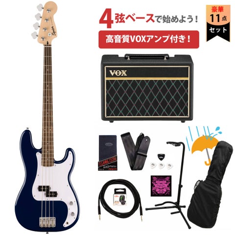 Squire プレジションベース Yamaha アンプ Squier by Fender / Sonic Precision Bass Laurel FB White PG