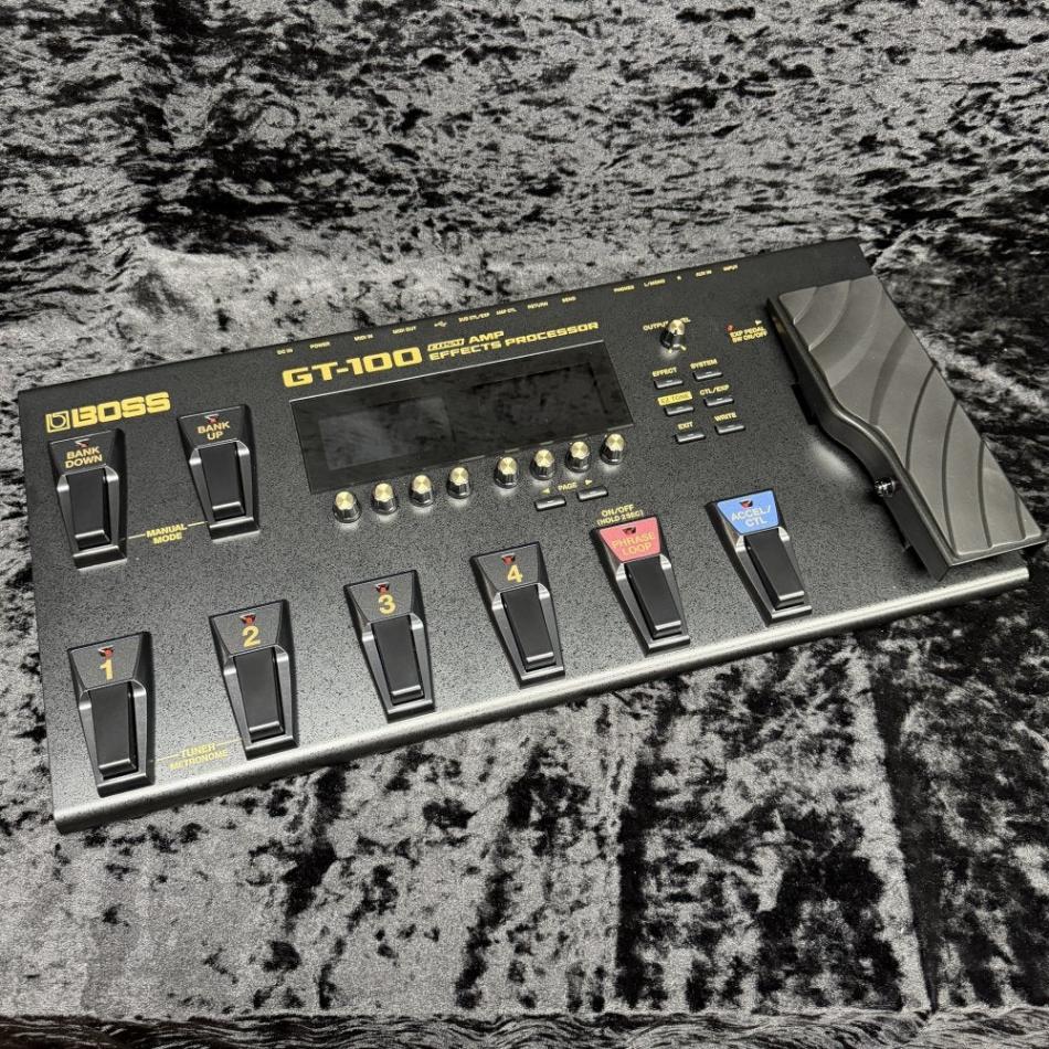 BOSS　GT-100　マルチエフェクター　中古品 中古】BOSS / GT-100 COSM Amp Effects Processor 【新宿店】 | フロア
